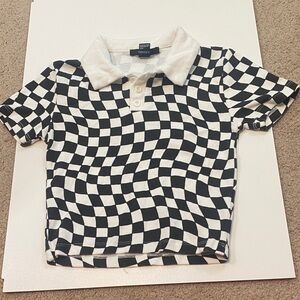 Checkered Polo Shirt